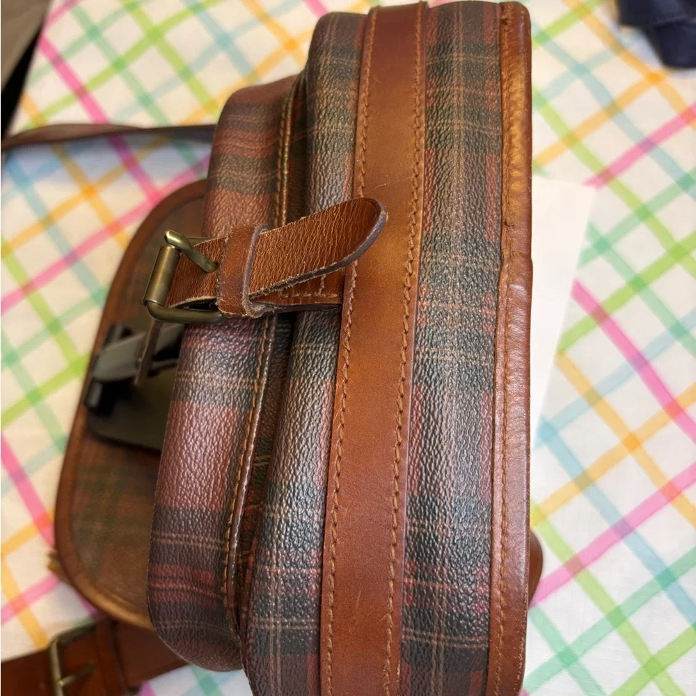 Ralph Lauren vintage Brown and Black Checkered Crossbody Bag - Picture 5 of 6